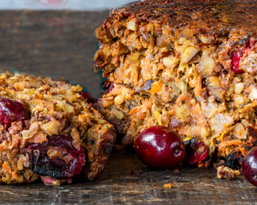 Leek and Mushroom Nut Roast