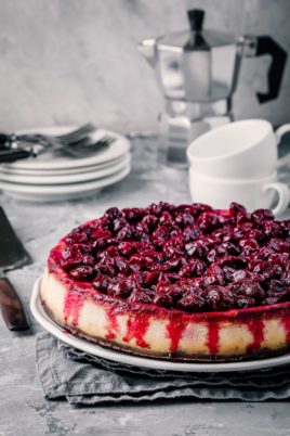 Cherry and Chocolate Cheesecake
